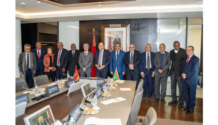 وفد من المجلس الأعلى للتهذيب يعقد جلسة عمل مع المجلس الأعلى للتعليم والتكوين والبحث العلمي المغربي