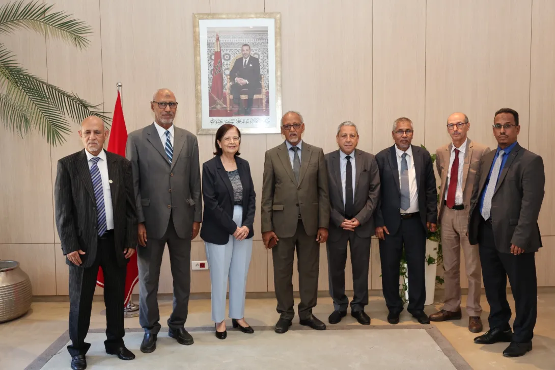 البعثة الثانية من المجلس الأعلى للتهذيب تختتم زيارتها للمجلس الأعلى للتربية والتكوين والبحث العلمي بالمغرب